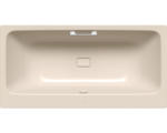 Hornbach Rechteckbadewanne Kaldewei Asymmetric Duo Perl-Effekt Antislip 190x100 cm bahamabeige glänzend mit Griffbohrung, Antirutschbeschichtung und schmutzabweisender Beschichtung