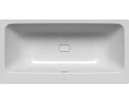 Rechteckbadewanne Kaldewei Asymmetric Duo Perl-Effekt Antislip 180x90 cm manhattan glänzend mit vollflächiger Antirutschbeschichtung und schmutzabweisender Beschichtung