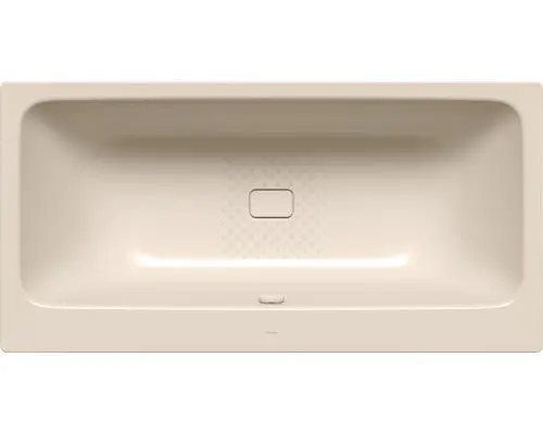 Rechteckbadewanne Kaldewei Asymmetric Duo Antislip 190x100 cm bahamabeige glänzend mit Antirutschbeschichtung