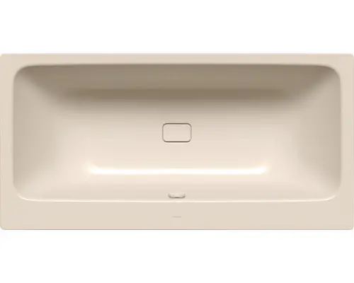 Rechteckbadewanne Kaldewei Asymmetric Duo Perl-Effekt 170x80 cm bahamabeige glänzend mit schmutzabweisender Beschichtung