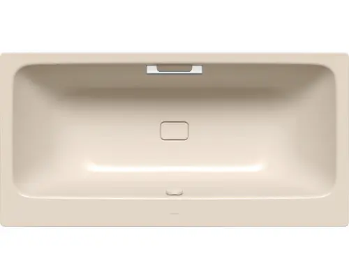 Rechteckbadewanne Kaldewei Asymmetric Duo 170x80 cm bahamabeige glänzend mit Griffbohrung