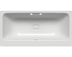 Rechteckbadewanne Kaldewei Asymmetric Duo Antislip 170x80 cm manhattan glänzend mit Griffbohrung und Antirutschbeschichtung