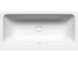 Rechteckbadewanne Kaldewei Asymmetric Duo Antislip 180x90 cm alpinweiß glänzend mit vollflächiger Antirutschbeschichtung