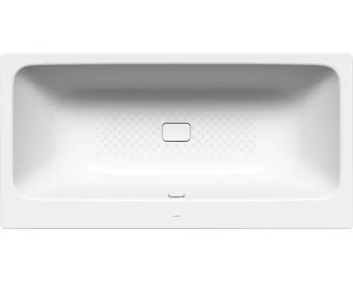 Rechteckbadewanne Kaldewei Asymmetric Duo Antislip 180x90 cm alpinweiß glänzend mit vollflächiger Antirutschbeschichtung
