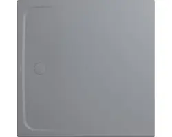 Duschwanne Kaldewei Cayonoplan Multispace Secure Plus 120x120x1,7 cm cool grey 70 matt mit vollflächiger Antirutschbeschichtung und Antidröhnmatte 30 dB