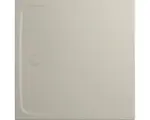 Hornbach Extraflache Duschwanne Kaldewei Cayonoplan Multispace Secure Plus 120x120x1,7 cm warm grey 30 matt mit Wannenträger, vollflächiger Antirutschbeschichtung und Antidröhnmatte 25 dB
