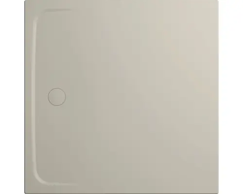 Extraflache Duschwanne Kaldewei Cayonoplan Multispace Secure Plus 120x120x1,7 cm warm grey 30 matt mit Wannenträger, vollflächiger Antirutschbeschichtung und Antidröhnmatte 30 dB