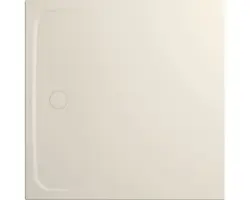Extraflache Duschwanne Kaldewei Cayonoplan Multispace Secure Plus 120x120x1,7 cm warm beige 20 matt mit vollflächiger Antirutschbeschichtung und Antidröhnmatte 30 dB
