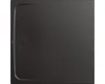 Hornbach Extraflache Duschwanne Kaldewei Cayonoplan Multispace Secure Plus 120x120x1,7 cm warm grey 90 matt mit Wannenträger, vollflächiger Antirutschbeschichtung und Antidröhnmatte 30 dB