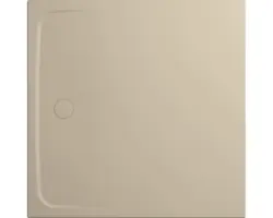 Extraflache Duschwanne Kaldewei Cayonoplan Multispace Secure Plus 120x120x1,7 cm warm beige 40 matt mit Wannenträger, vollflächiger Antirutschbeschichtung und Antidröhnmatte 25 dB