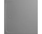 Hornbach Extraflache Duschwanne Kaldewei Cayonoplan Multispace Secure Plus 120x120x1,7 cm cool grey 40 matt mit Wannenträger, vollflächiger Antirutschbeschichtung und Antidröhnmatte 30 dB