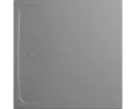 Hornbach Extraflache Duschwanne Kaldewei Cayonoplan Multispace Secure Plus 120x120x1,7 cm cool grey 40 matt mit Wannenträger, vollflächiger Antirutschbeschichtung und Antidröhnmatte 30 dB