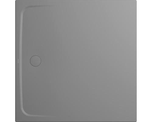 Extraflache Duschwanne Kaldewei Cayonoplan Multispace Secure Plus 120x120x1,7 cm cool grey 40 matt mit Wannenträger, vollflächiger Antirutschbeschichtung und Antidröhnmatte 25 dB