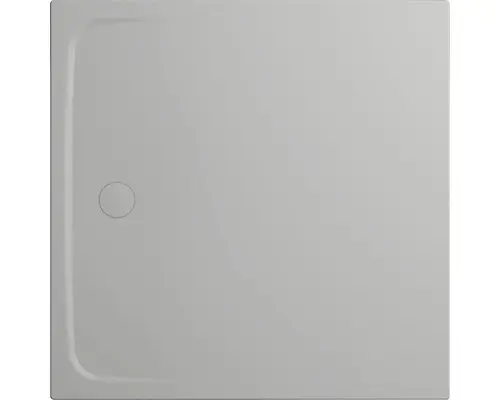 Duschwanne Kaldewei Cayonoplan Multispace Secure Plus 120x120x1,7 cm cool grey 30 matt mit vollflächiger Antirutschbeschichtung und Antidröhnmatte 25 dB