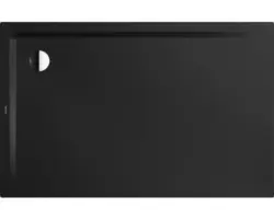 Extraflache Rechteck-Duschwanne Kaldewei Superplan 100x90x2,5 cm cool grey 90 matt mit Wannenträger