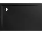 Hornbach Extraflache Rechteck-Duschwanne Kaldewei Superplan 120x90x2,5 cm schwarz matt
