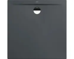 Duschwanne Kaldewei Superplan Zero 80x80x3,7 cm warm grey 85 matt mit Wannenträger