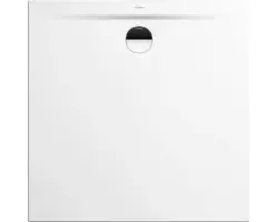 Duschwanne Kaldewei Superplan Zero 100x100x3,7 cm alpinweiß glänzend mit Wannenträger