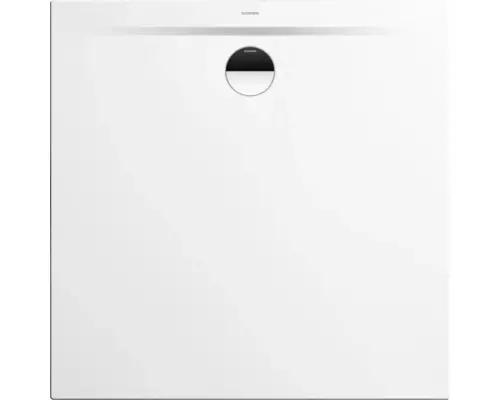 Duschwanne Kaldewei Superplan Zero 100x100x3,7 cm alpinweiß glänzend mit Wannenträger
