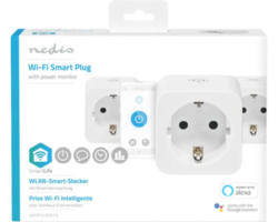 Smart Stecker Nedis® Smartlife 3680 W Wi-Fi WLAN IP 44, weiß, 3 Stk.