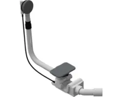 Ab-und Einlaufgarnitur Kaldewei KA 4061 für Badewanne cool grey 70 matt