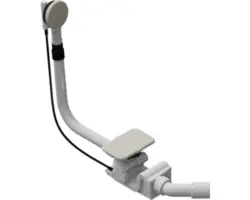 Ab-und Überlaufgarnitur Kaldewei KA 4060 für Badewanne warm grey 10 matt