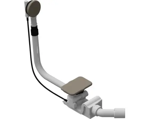 Ab-und Überlaufgarnitur Kaldewei KA 4060 für Badewanne warm grey 60 matt