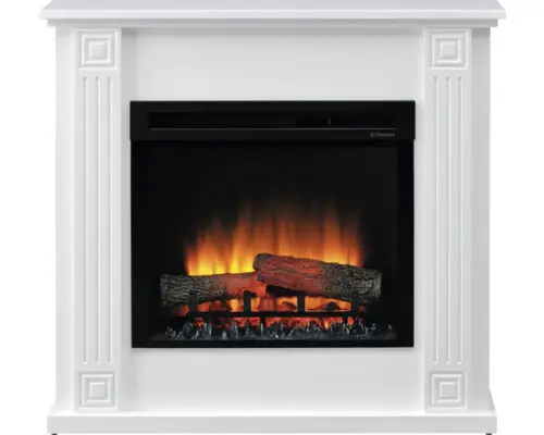 Elektrisches Kaminfeuer Dimplex Balance 95x88 cm weiß 1400 Watt