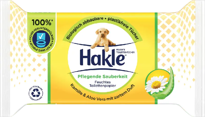 Hakle feuchte Toilettentücher Pflegende Sauberkeit