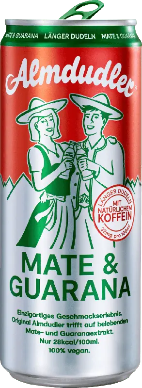 Almdudler Erfrischungsgetränk Mate & Guarana