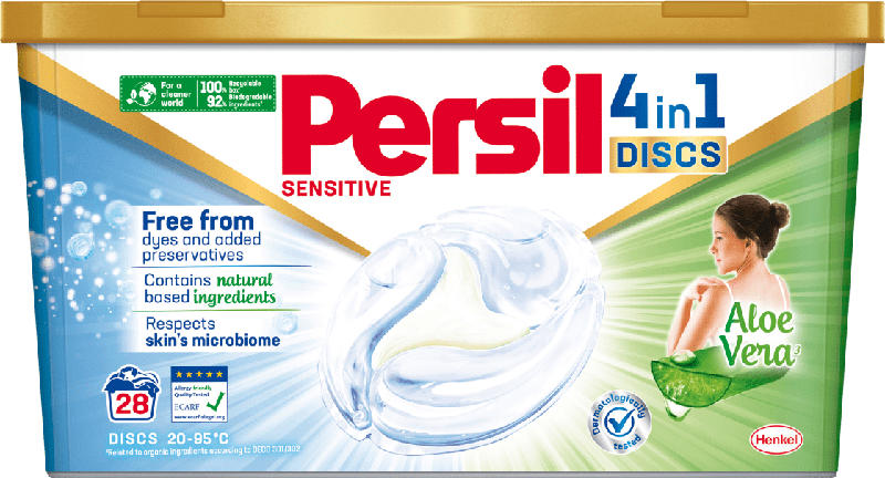 Persil 4in1 Sensitiv Universalwaschmittel Discs