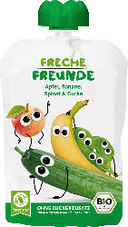 Freche Freunde Bio Quetschie Apfel, Banane, Spinat & Gurke