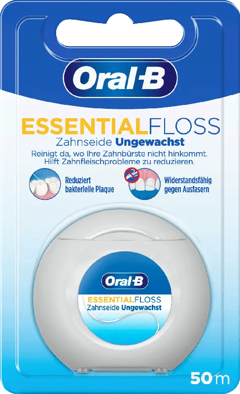 Oral-B Essentialfloss Zahnseide ungewachst