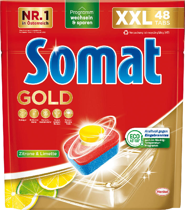 Somat Gold Geschirrspüler-Tabs XXL Pack