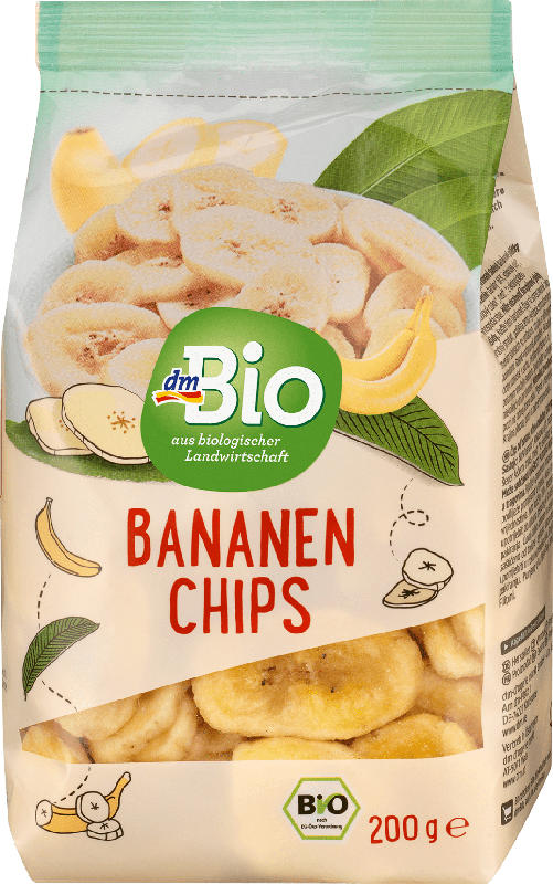 dmBio Trockenfrüchte Bananenchips