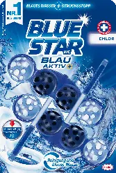 BLUE STAR Blau-Aktiv+ WC-Reiniger Chlor