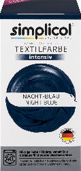 Simplicol flüssige Textilfarbe intensiv Nacht-Blau