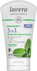 lavera Pure Beauty 3in1 Reinigung - Peeling - Maske