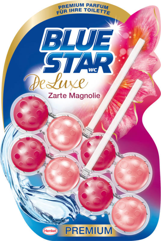 BLUE STAR De Luxe WC Stein Premium Zarte Magnolie