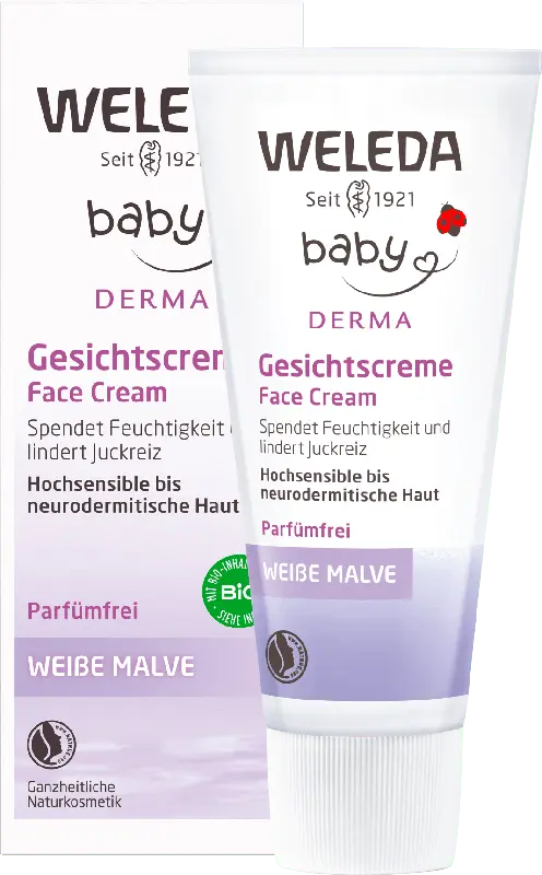 Weleda Baby Derma Weisse Malve Gesichtscreme