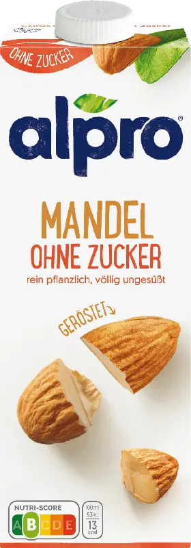 alpro Mandeldrink geröstet ohne Zucker