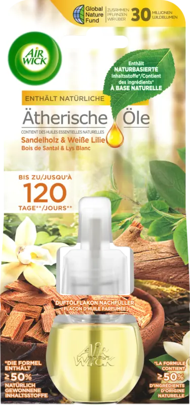 AirWick Duftölflakon Nachfüller Sandelholz & Weiße Lilie