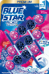 BLUE STAR Blau-Aktiv+ WC-Reiniger Blüten Frische