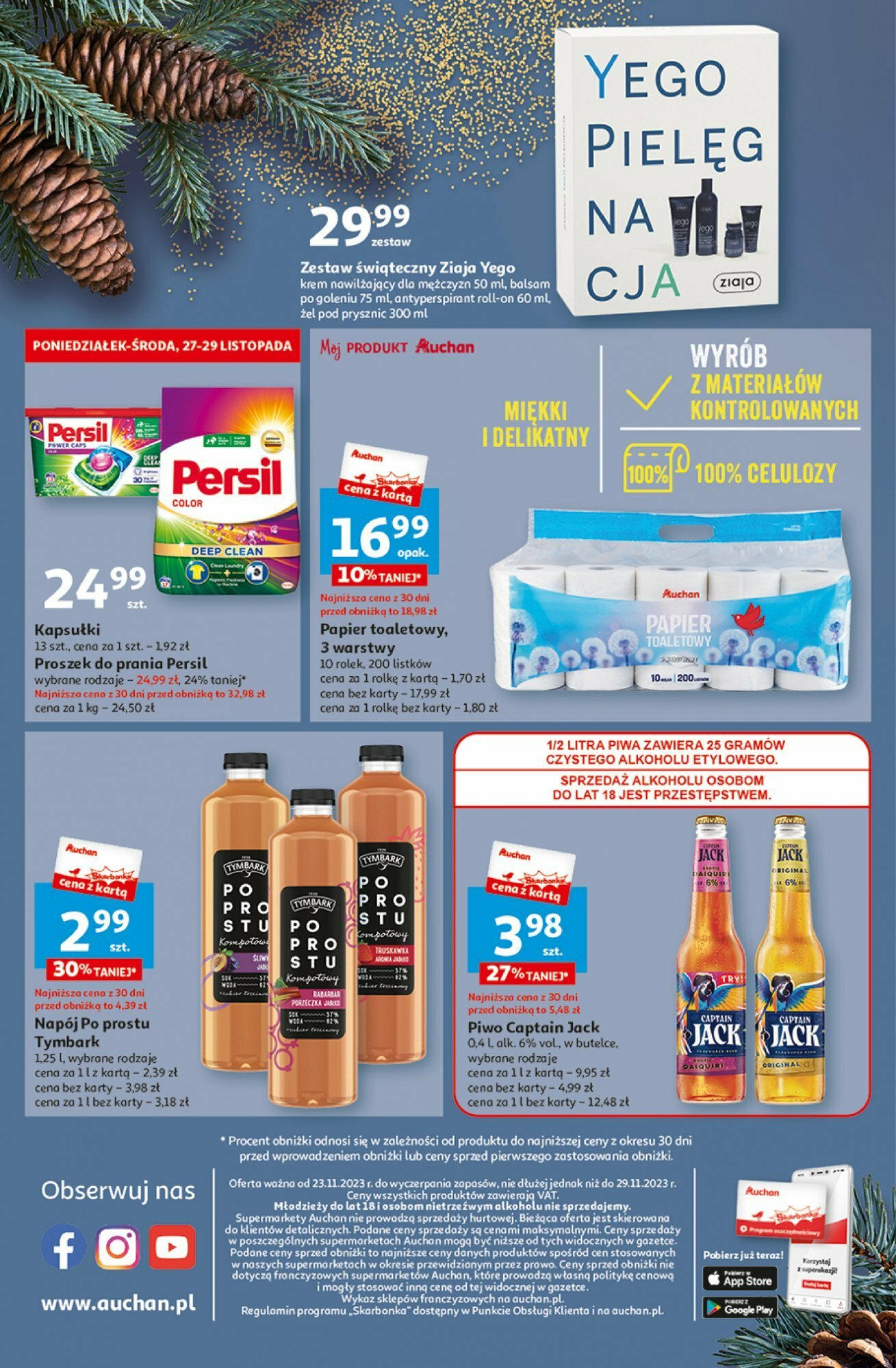 Auchan Gazetka nowa - 23.11.2023 | Strona: 8 | Produkty: Porzeczka, Krem, Żel pod prysznic, Antyperspirant