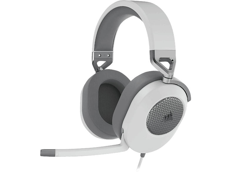 CORSAir Gaming Headset HS65 Surround, Over-ear, kabelgebunden, Weiß