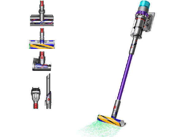 Dyson Gen5 Detect Absolute Akku Staubsauger (0,77 l, Akkulaufzeit: bis zu 70 Minuten inkl. mit Wechselfunktion, Purple/Purple)