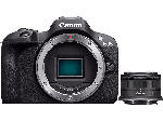 MediaMarkt Canon EOS R100 Systemkamera mit RF-S 18-45mm f4.5-6.3 IS STM Objektiv; Systemkamera Set - bis 27.04.2024
