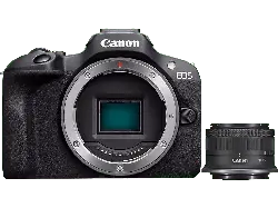 Canon EOS R100 Systemkamera mit RF-S 18-45mm f4.5-6.3 IS STM Objektiv; Systemkamera Set