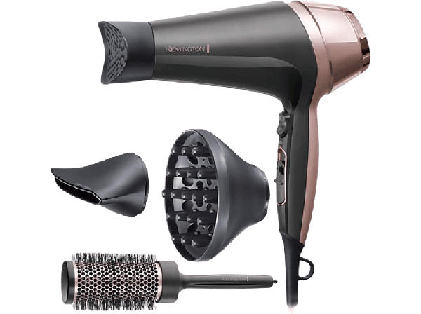 Remington Curl & Straight Confidence D5706 Haartrockner Schwarz, Rosé (2200 Watt)