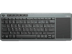 Rapoo 180233 Kabellose Touch-Tastatur "K2600", Grau